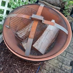 Fire Pit With Grill Grate