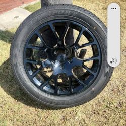 20 Inch Rim and TireI  Only One  New  Black Rhino Kunene Rime And Tire  P294/45/r20 