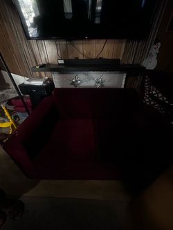 1 sofa bed and 1 love seat