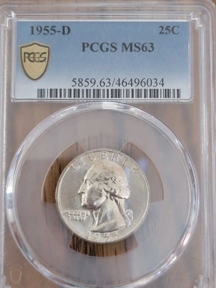 1955 D Washington Quarter
