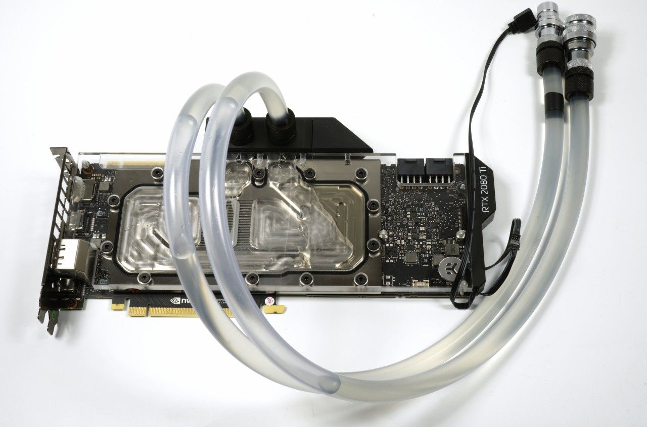 Nvidia GeForce Rtx 2080ti Founders Edition With Ek Vector Water Block And Pump And Reservoir