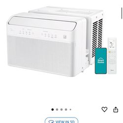 U Shaped Window AC Units!  40% Less Energy Use, Control W App, WiFi Or Alexa. DC Inversion 
