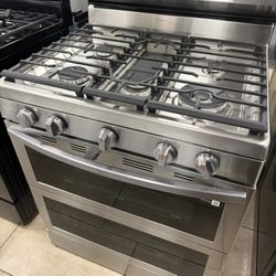 Samsung Double Oven Gas  Range 