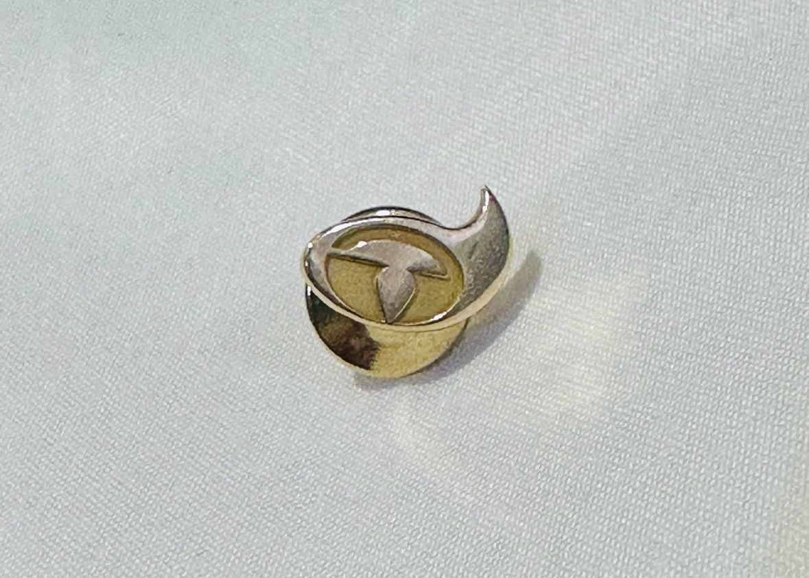 Rare 14k Gold Pin EMB CTO Lapel Pin Brooch