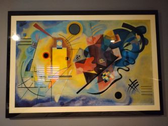 WASSILY KANDINSKY LITHOGRAPH  Yellow Red Blue 