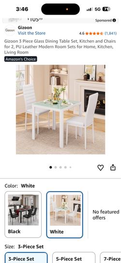 3 piece Dinning Set