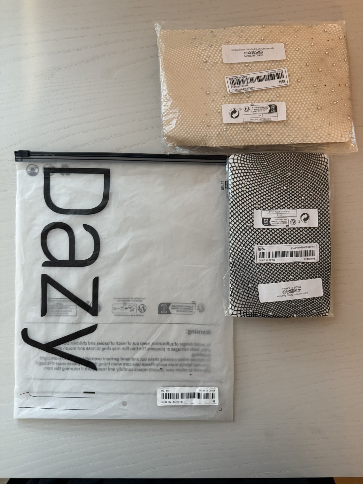 Set /2 Fishnet Stockings Size Medium