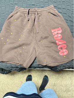 Sp5der X Cactus Jack Shorts Brown Medium