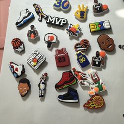 Basketball CROC Charms