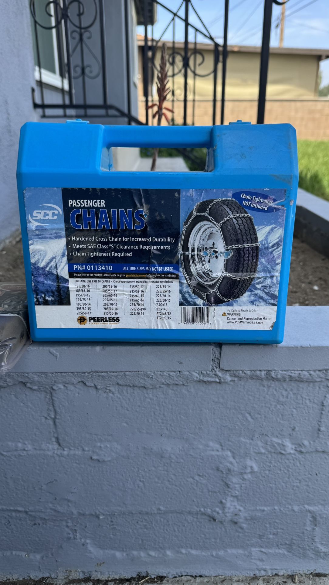 Brand-New Snow Chains (Never Used!) - Passenger Chains