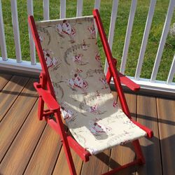 Vintage Country Classic Sling-Back Child's Chair