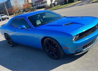 Blue Dodge Challenger 2016