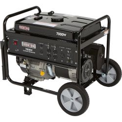 Ironton Portable Generator with Wheel Kit —7000 Surge Watts