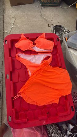 Orange bikini