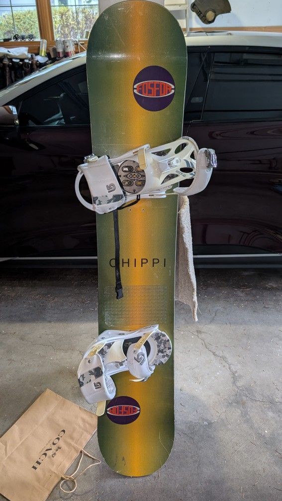 Snow Board And Burton Boots