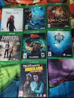 Xbox one games, $20 for all