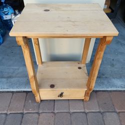 Rustic nightstand