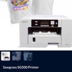 Vinyl Cutter + Sawgrass Sg 500 & Canon Inkjet Printer 