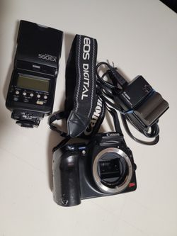 Canon Digital Rebel, 2 Lenses, Canon Speedlite 550, Lowepro Waist Case