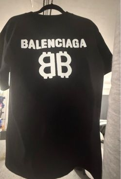 Balenciaga BB Logo Black T-Shirt size L