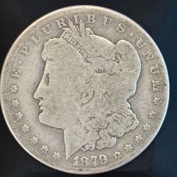 1879-CC Morgan Silver Dollar Carson City Key Date Circulated