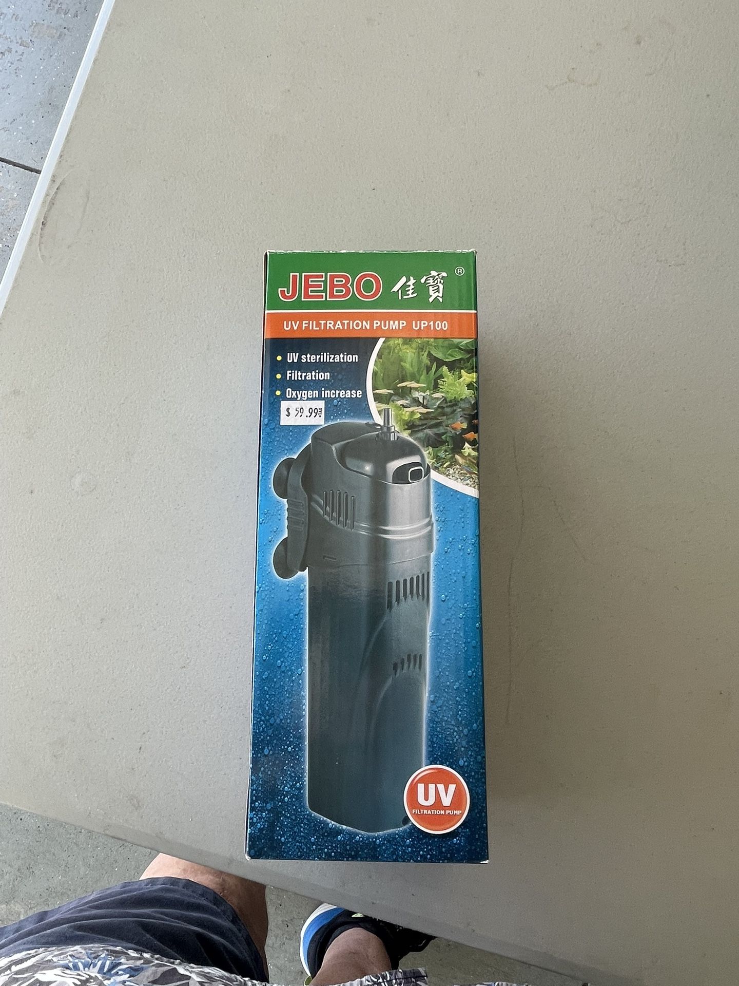 UV Light Filter Pump and Algae Control 