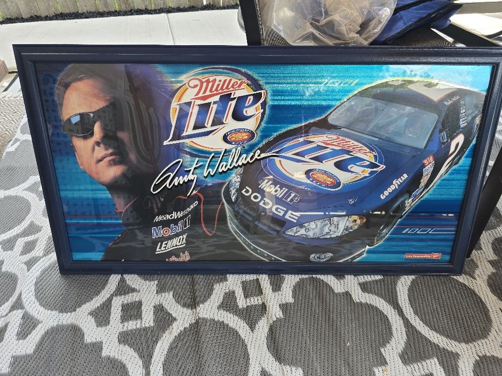 Rust Wallace Millerlite Racing Mirror