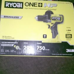 Ryobi 18v Brushless 1/2" Hammer Drill