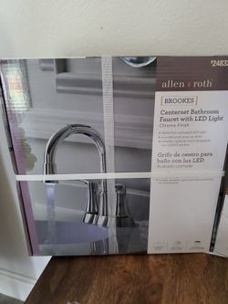 Chrome Faucet With LED Light