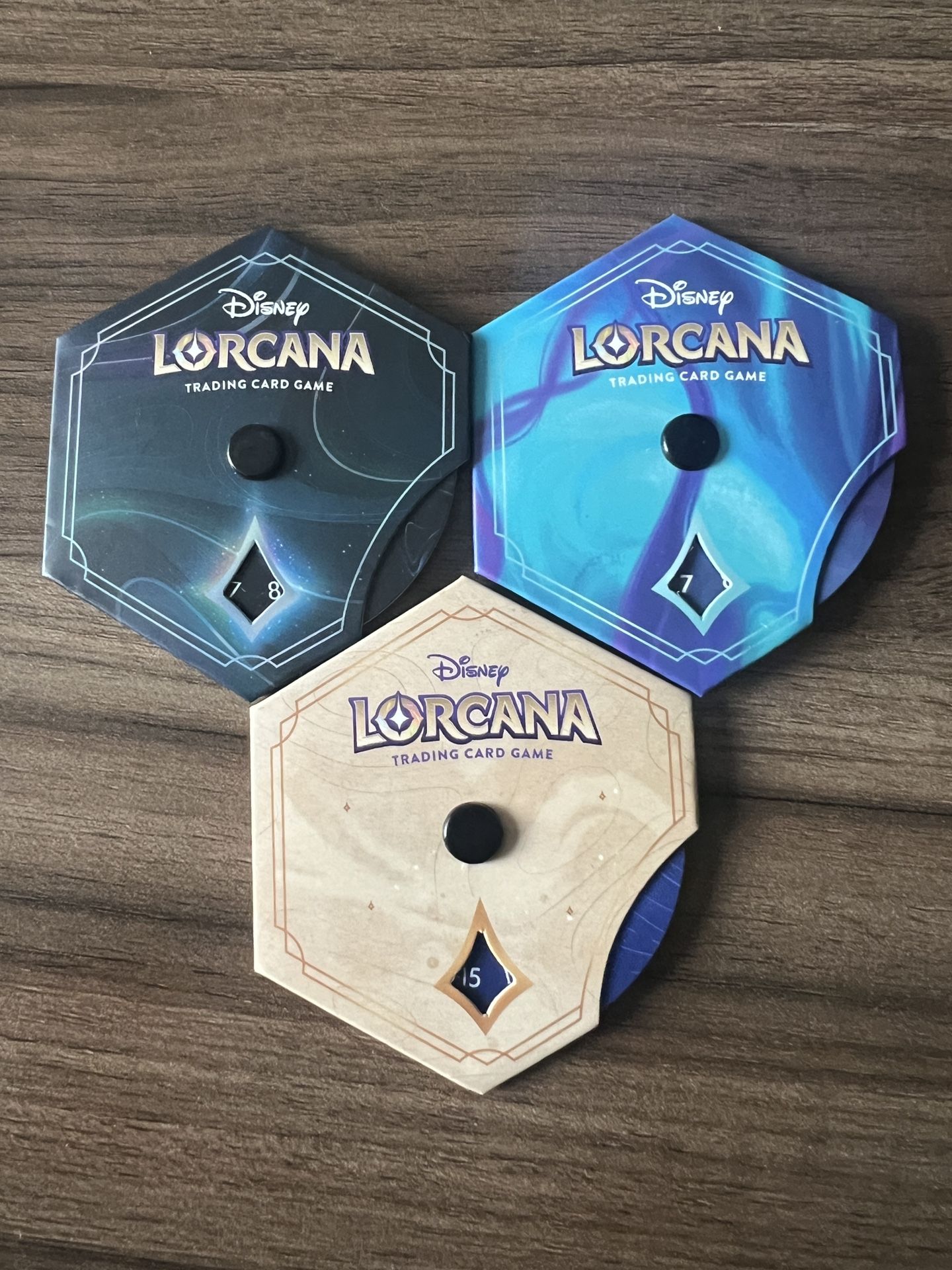 SET OF 3 Disney Lorcana League Lore Counters