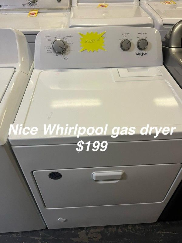 Nice Whirlpool Gas Dryer