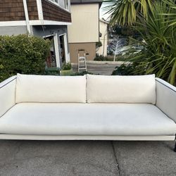 Crate & Barrel Lecourbe Ivory Sofa-FREE Delivery