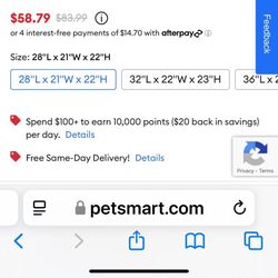 DOG. CRATE  /like New.  Steel Fencing
