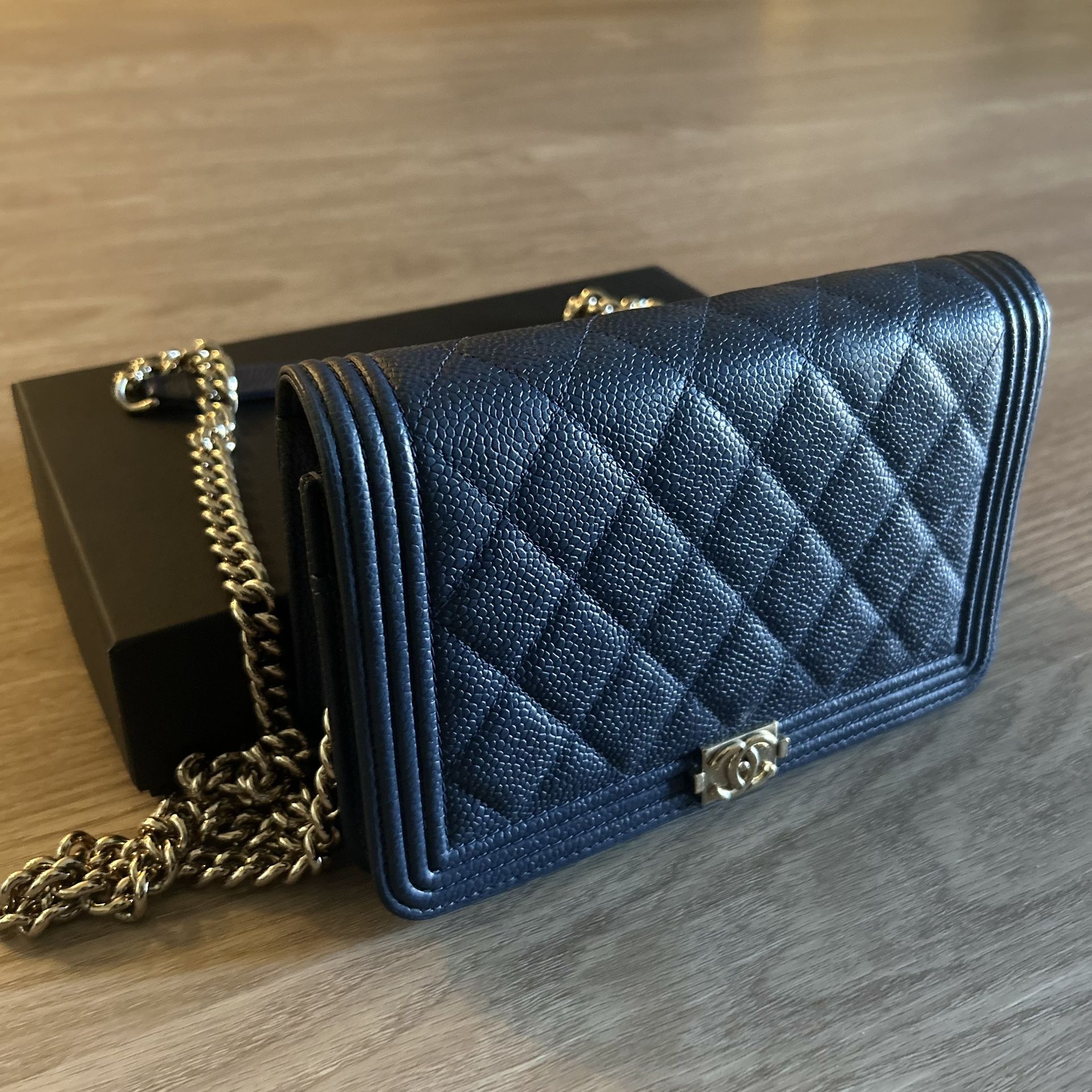 Chanel Boy Wallet On Chain