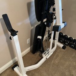 Semi New Incline Bench Press Angle W/ Bar Weight 