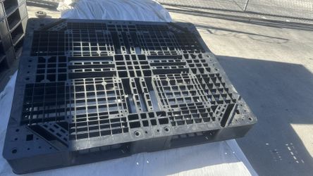 Black, Strong, Plastic Pallets 48x 40