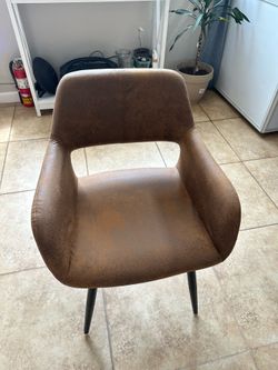 Brand new brown side chair