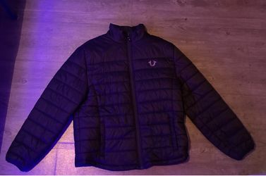 Black true religion puffer