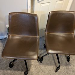 Faux Leather Desk Chairs