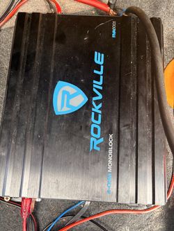 Rockville RVA6001 4-Ohm Monoblock Car Amplifier