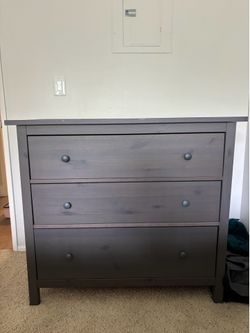 Black IKEA 3-Drawer Dresser