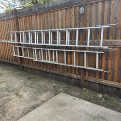 1 Extension Ladder With Levelers