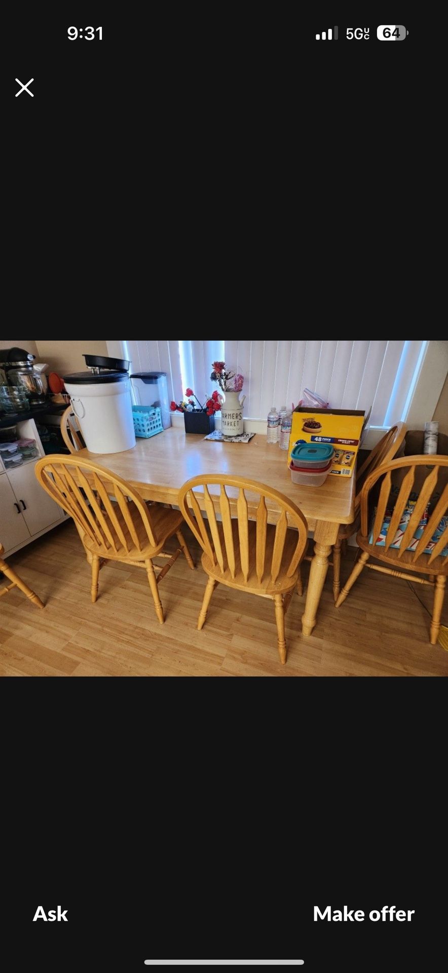 Dinning Table /6 Chairs
