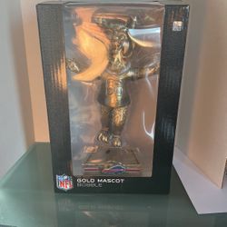 Billy Buffalo Bills Gold Plated Bobblehead NFL Football 