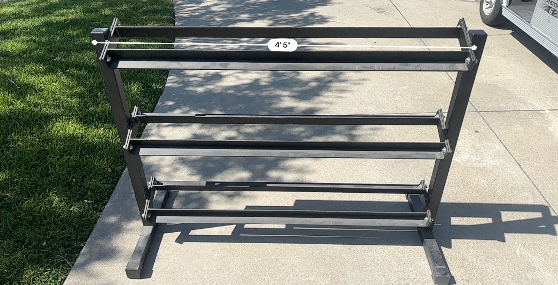 Dumbbell Rack | Horizontal | 3-tier