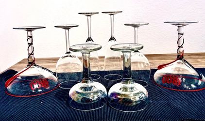 Martini & Wine Glasses-Mixed Set
