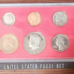 1982 U.S Proof Set with Original Black Box