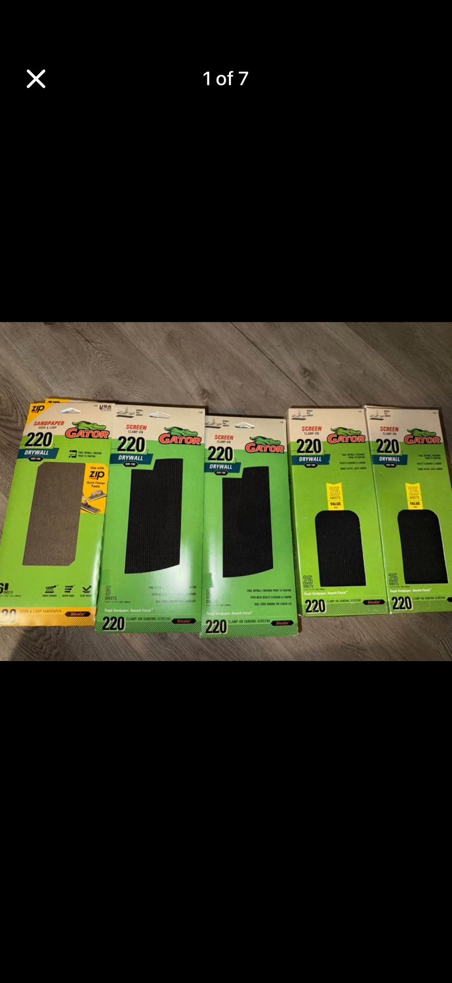 Gator Precut sandpaper sheets