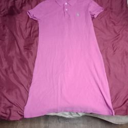 RALPH LAUREN SPORT HOT PINK POLO DRESS