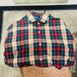 Polo Ralph Lauren Vintage Plaid Dress Shirt
